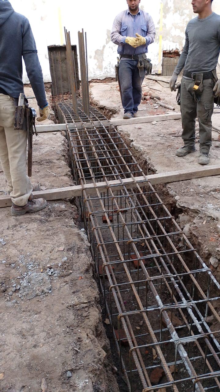 43 E/ 11 Y 12 — avance de obra, etapa 1