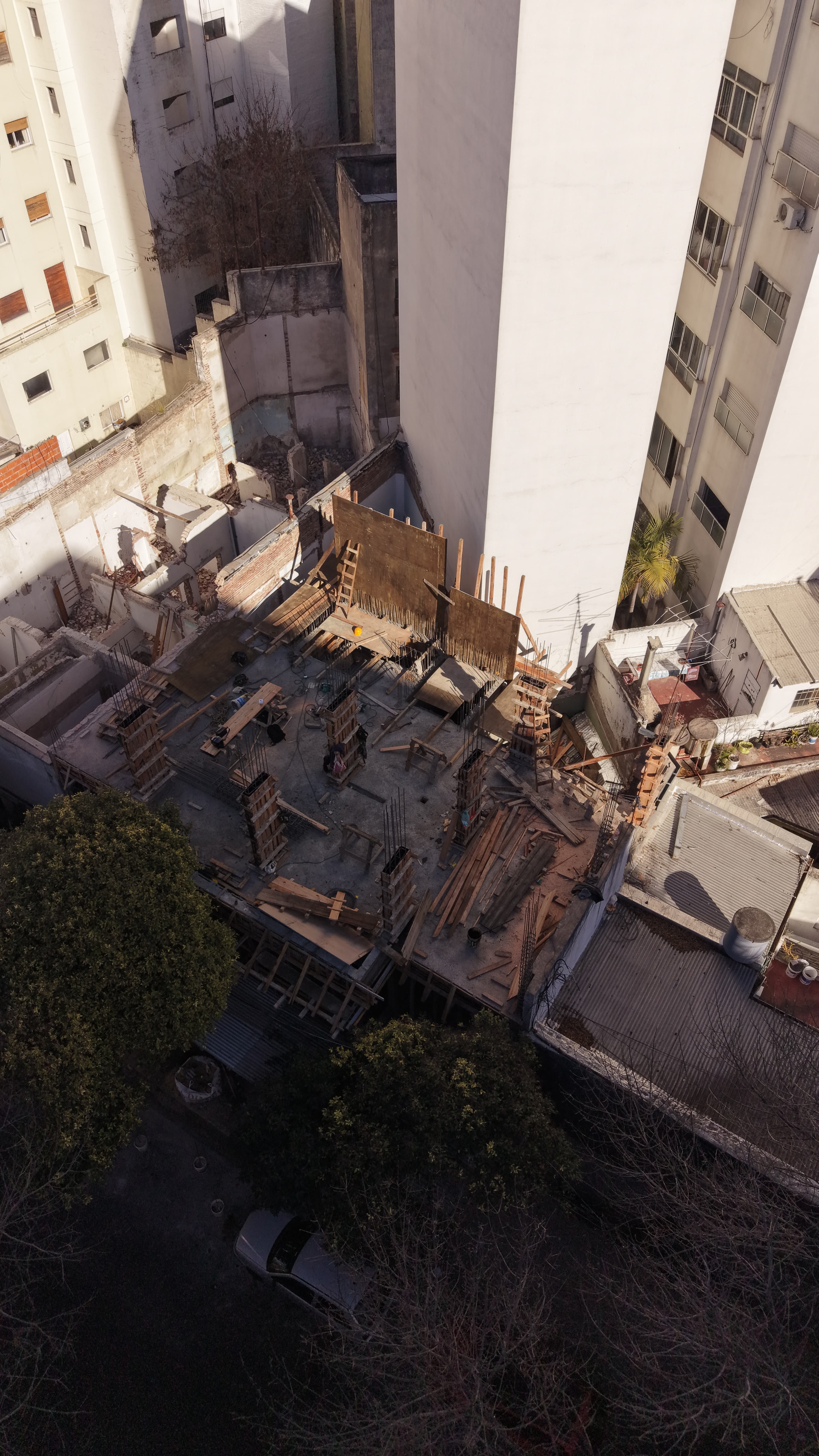 2 e/ 45 y 46 — avance de obra, etapa 1